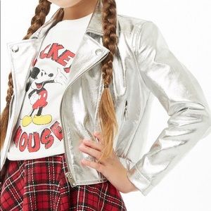 Forever 21 girls moto jacket